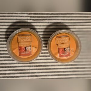 (2) Yankee Candle Scenterpiece Easy Cup Wax Melts in Harvesrlt